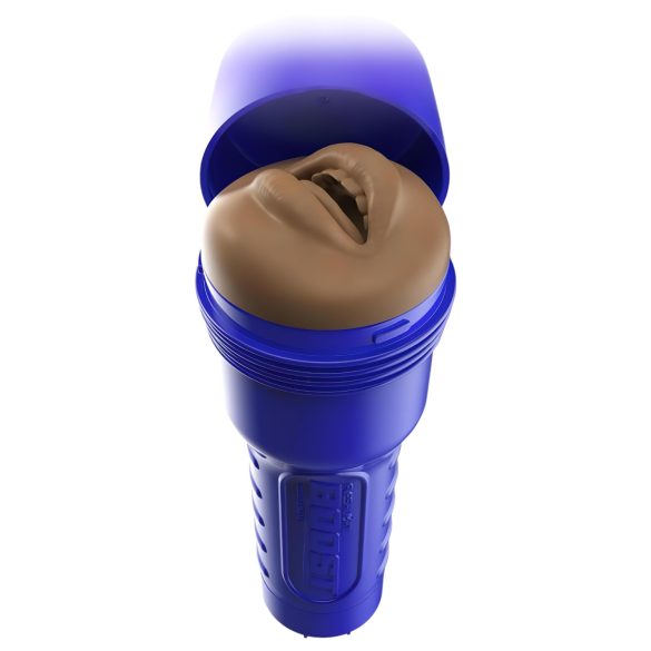 Fleshlight Boost Blow - realistický ústní masturbátor - hnědá