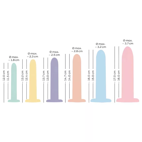 You2Toys - Six in a Row - sada tréninkových dild - 6 ks (barevná)