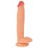 Realistixxx Skutečný Obr - extra velké, se varlaty dildo (přírodní)