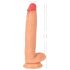 Realistixxx Skutečný Obr - extra velké, se varlaty dildo (přírodní)
