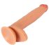 Realistixxx Skutečný Obr - extra velké, se varlaty dildo (přírodní)