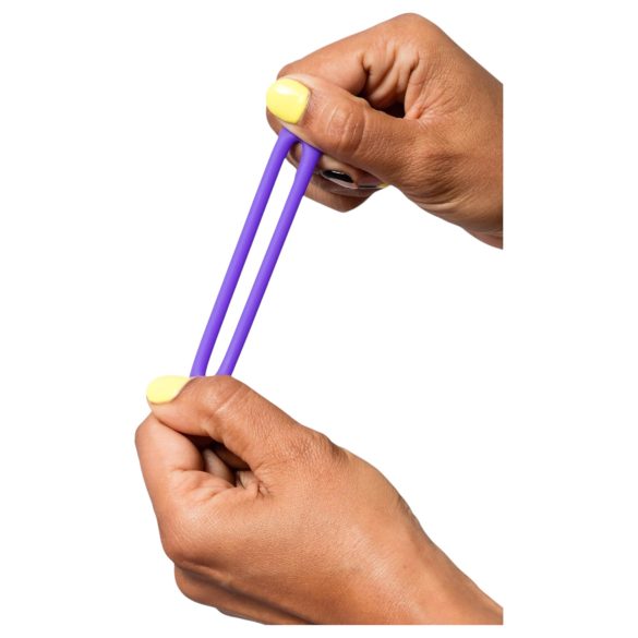 ROMP Remix Trio - sada erekčních kroužků - 3 kusy - fialová