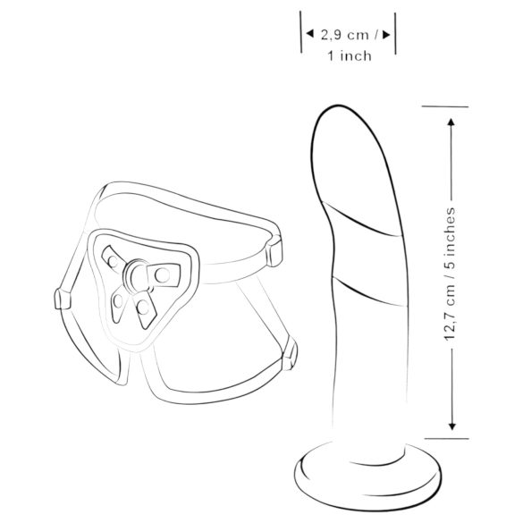 ROMP Piccolo - pegging sada - černá/modrá