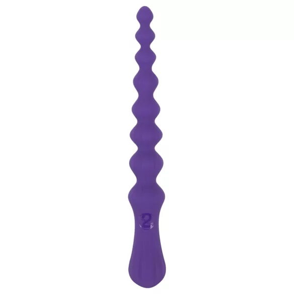 You2Toys - anální dildo s kuličkami - flexibilní, fialové