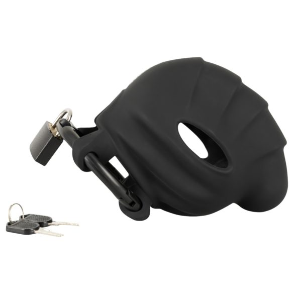 Black Velvets - klec na penis a varlata - černá