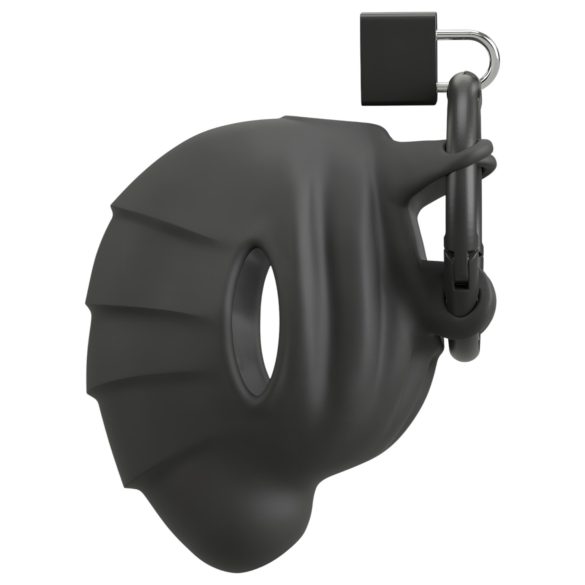 Black Velvets - klec na penis a varlata - černá