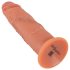 Realistixxx – realistický, dvouvrstvý dildo (přírodní)