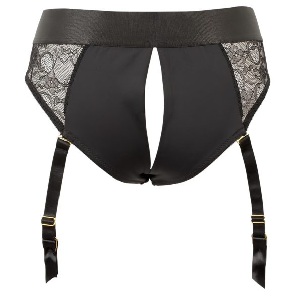 You2Toys – připínací dildo s postrojem (černé)