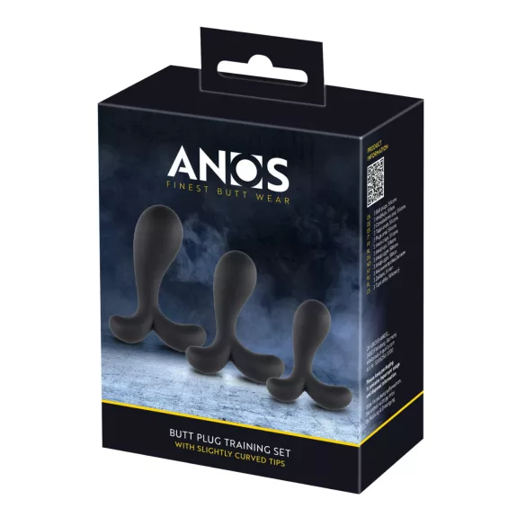 ANOS - anální tréninková sada kolíků - černá