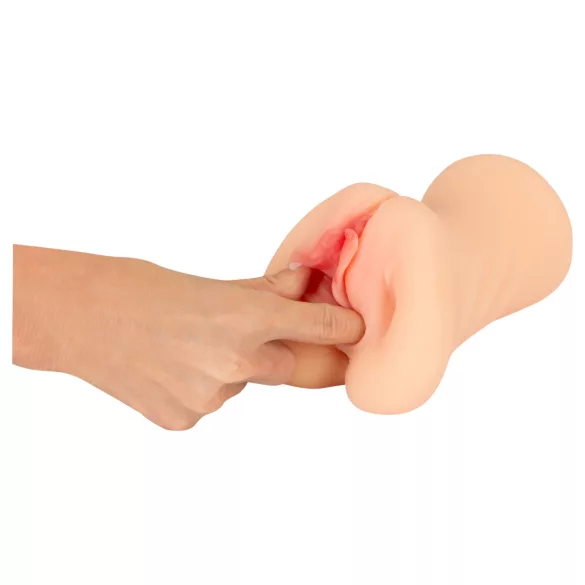 Nature Skin - masturbátor vagíny a úst (přírodní)