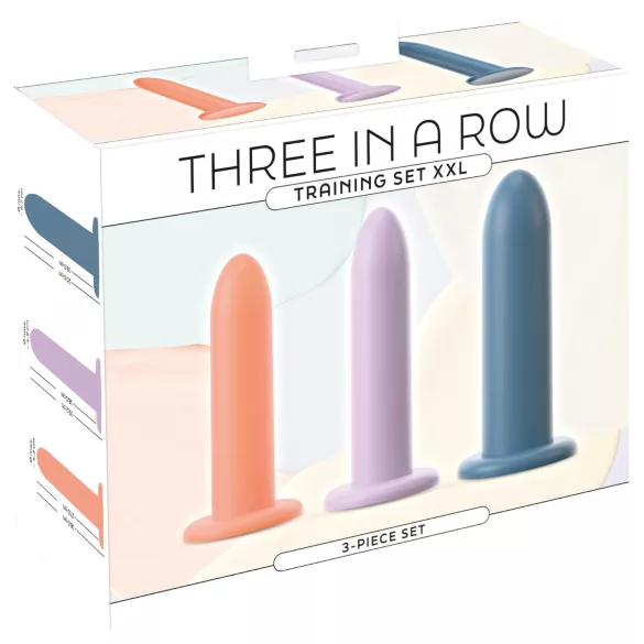 You2Toys - Three in a Row - tréninková sada dild - 3 ks (barevná)