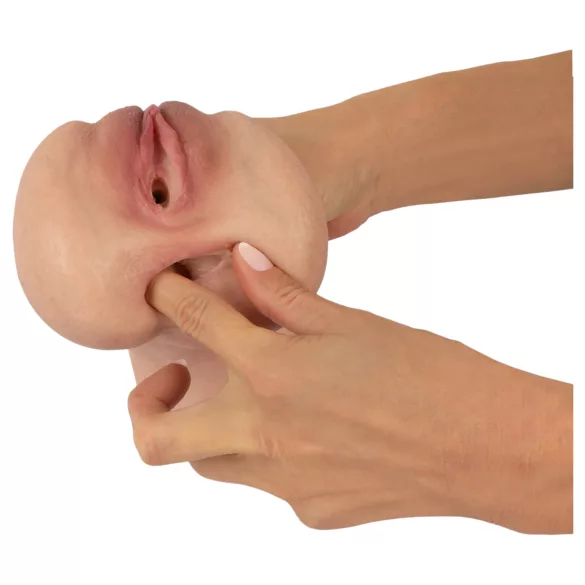 Realistixxx Real Stroker - realistická vagína a anální masturbátor (tělová barva)