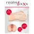 Realistixxx Real Stroker - realistická vagína a anální masturbátor (tělová barva)