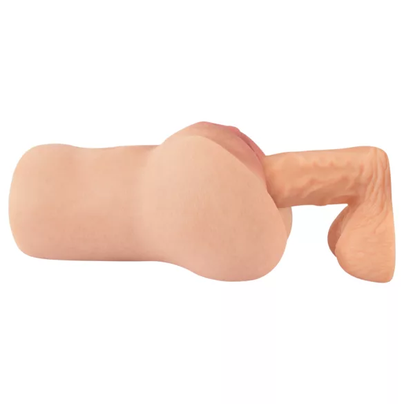 Realistixxx Real Stroker - realistická vagína a anální masturbátor (tělová barva)
