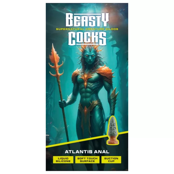 Beasty Cocks Atlantis - anální kolík - zelený