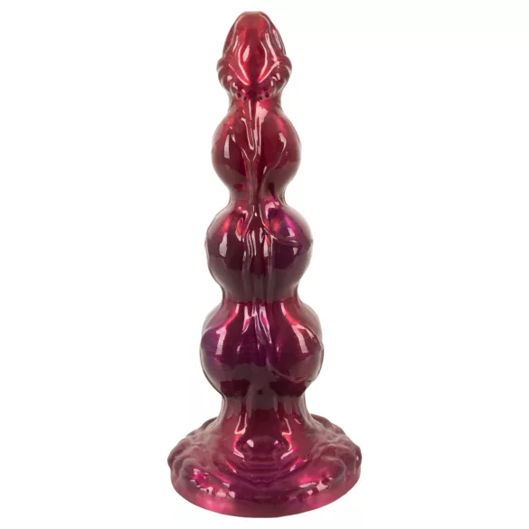 Beasty Cocks - Werewolf Willie dildo s přísavkou - bordó (21 cm)