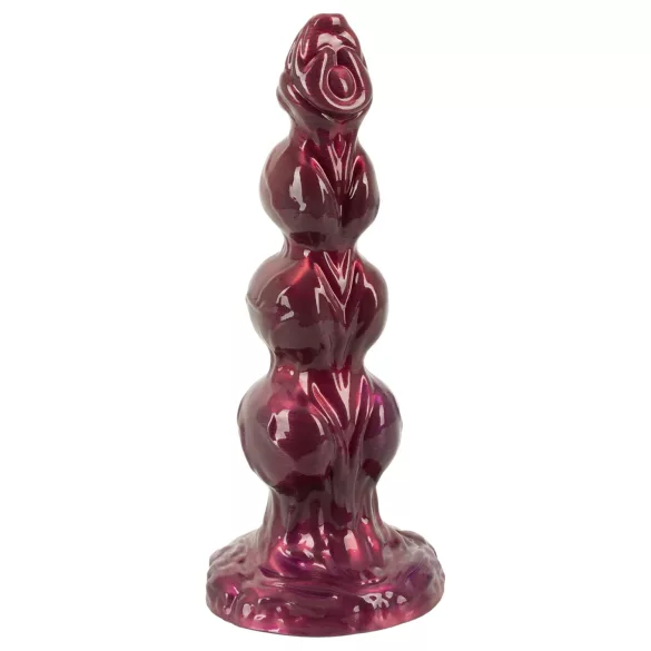 Beasty Cocks - Werewolf Willie dildo s přísavkou - bordó (21 cm)