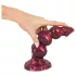 Beasty Cocks - Werewolf Willie dildo s přísavkou - bordó (21 cm)
