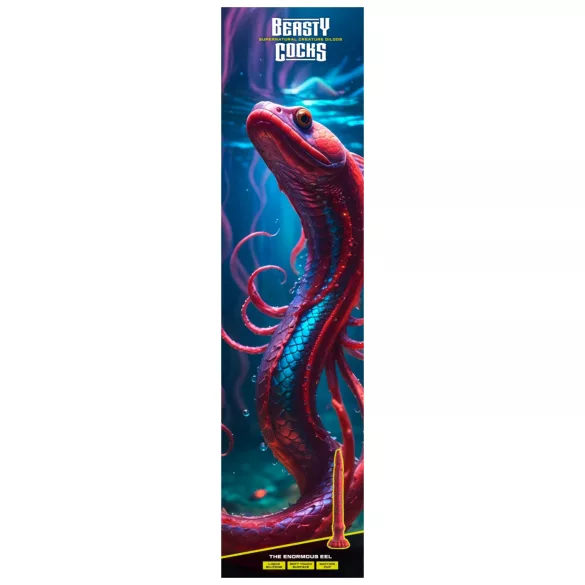 Beasty Cocks The Enormous Eel - obří úhoř dildo (červené)