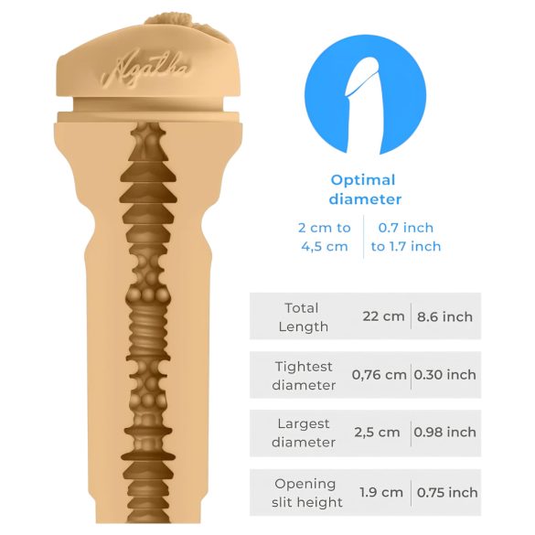 Kiiroo Agatha Vega - masturbátor vagina - PowerBlow kompatibilní - naturální