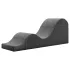 Liberator Aria Flip Chaise - polohovatelné sexuální křeslo (černé)