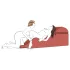 Liberator Aria Flip Chaise - polohovatelné sexuální křeslo (černé)