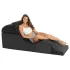 Liberator Aria Flip Chaise - polohovatelné sexuální křeslo (černé)