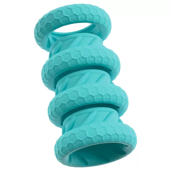 You2Toys - 3v1 sada kroužků na penis a varlata (tyrkysová)