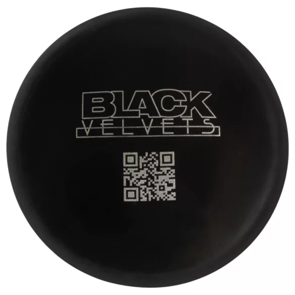 Black Velvets - silikonový anální kolík s přísavkou (černý) - M