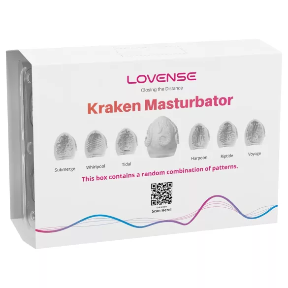 LOVENSE Kraken - masturbační vajíčko - 6 ks (bílé)