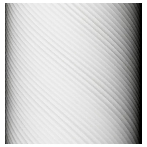 TENGA 3Dx Zen - 3D vzorovaný masturbátor (bílý)