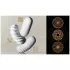 TENGA 3Dx Spiral - spirálový masturbátor se vzorem (bílý)