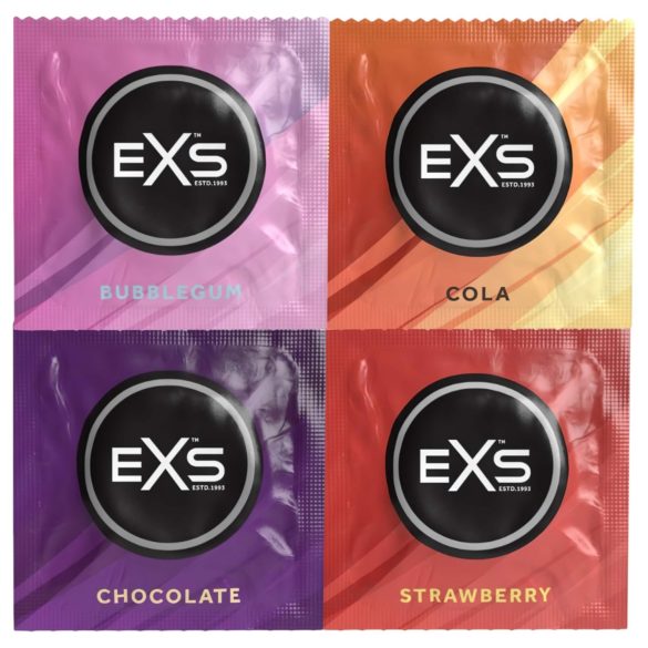 EXS Smíšené - Kondomy s různými příchutěmi (12 ks)