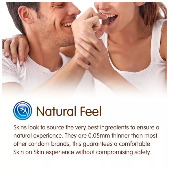 Skins - kondom s čokoládovou příchutí - 4 ks