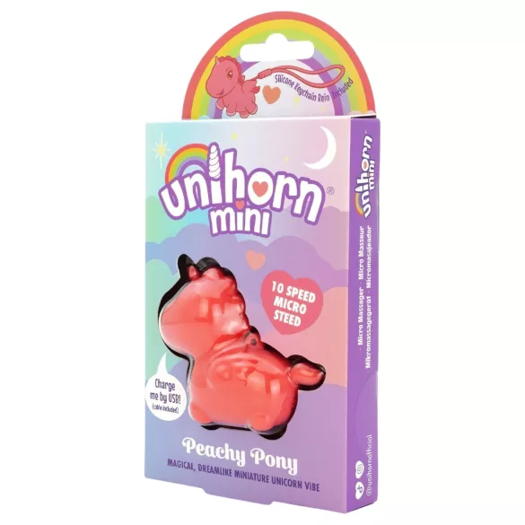 Unihorn - Mini vibrátor na dráždění klitorisu (meruňkový)