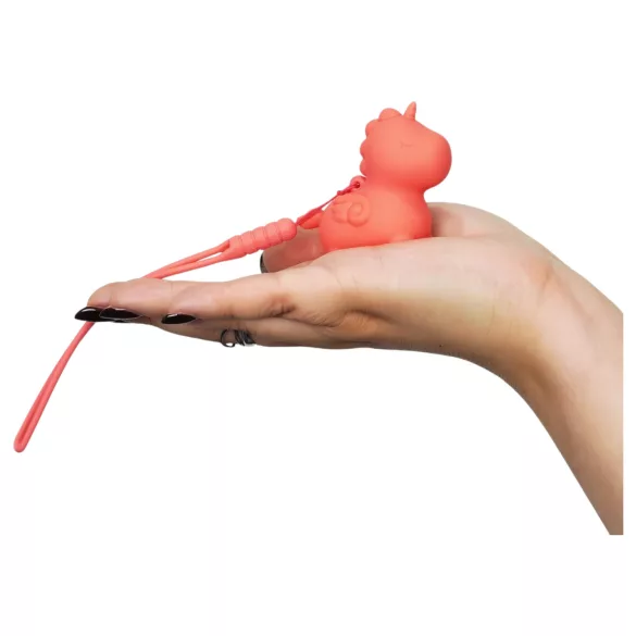 Unihorn - Mini vibrátor na dráždění klitorisu (meruňkový)