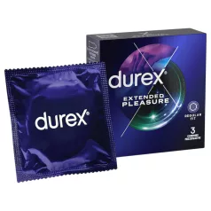   Durex Extended Pleasure - prezervativy s prodlouženým účinkem - 56 mm - 3 ks
