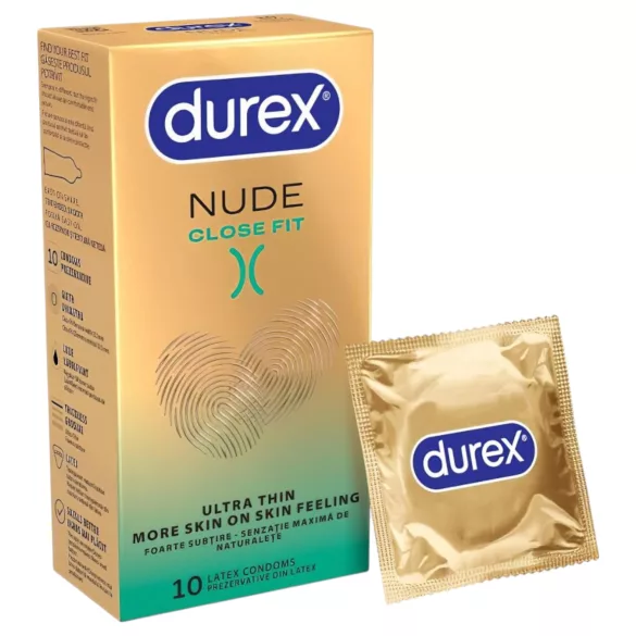 Durex Invisible Slim - tenké kondomy - 10 ks