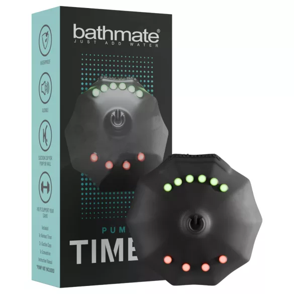 Časovač pumpy Bathmate - časovač pumpování (černý)