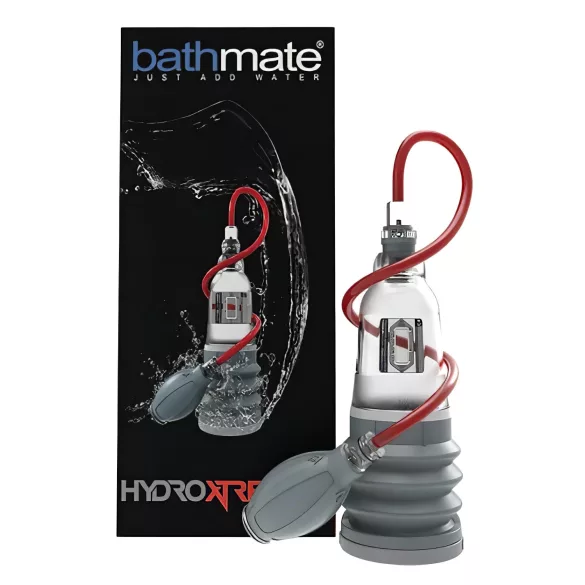 BathMate Xtreme Hydromax 3 - vakuová pumpa na penis - sada - transparentní
