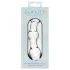 Clarity Utopian Mystique - anální dildo z rýhovaného skla (průhledné)