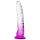 Osamělý Lanz - přísavkový dildo (fialové-průhledné)