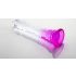 Osamělý Lanz - přísavkový dildo (fialové-průhledné)