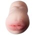Lonely 2v1 - umělá vagína a ústa masturbátor (naturální)