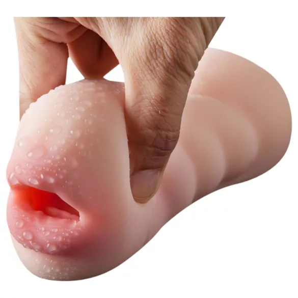 Lonely - masturbátor 2v1 - umělá vagína a ústa - realistický vzhled - naturální