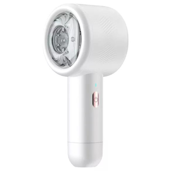 Lonely Space - masturbátor s pohyblivou hlavicí - akumulátor - bílý