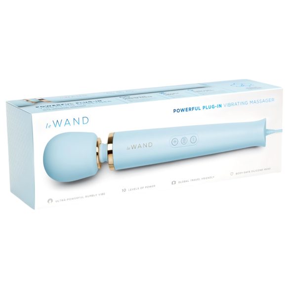 le Wand - exkluzivní masážní vibrátor na síťové napájení (modrý)