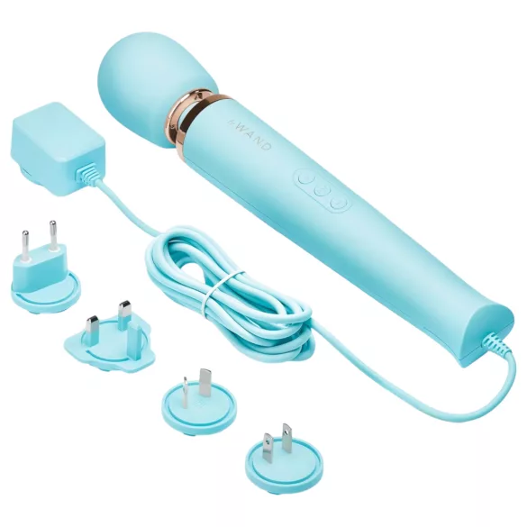 le Wand - masážní vibrátor do sítě - exkluzivní - modrý