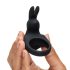 Happyrabbit Cock - akumulátorový vibrační kroužek na penis (černý)