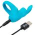 Happyrabbit Cock - akumulátorový vibrační kroužek na penis (modrý)